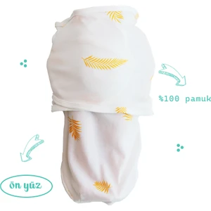 Yeni Sezon 0-4 Ay Desenli Renkli Cırtlı Hazır Bebek Kundak - Pamuk Kundak %100 Pamuk