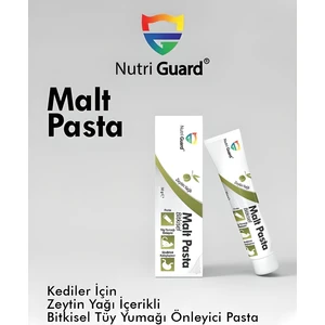 Kediler Için Zeytinyağ Içerikli Bitkisel Tüy Yumağı Önleyici Pasta Nutriguard Malt Paste 50gr