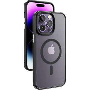Iphone 14 Pro Uyumlu Mat Siyah Magsafe Kılıf PC-3102