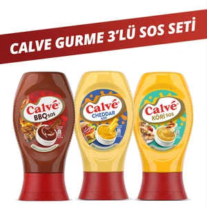 Barbekü Sos 290 G + Cheddar Sos 240 G + Köri Sos 260 G
