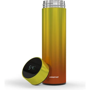PSH01 Dijital Göstergeli Termos 500 ml Sarı