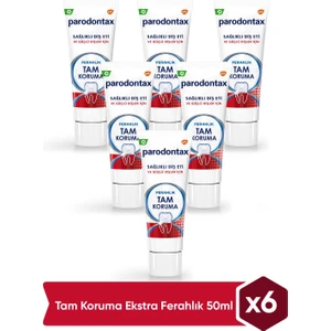Tam Koruma Ferahlık Diş Macunu 50 ml x 6 Adet