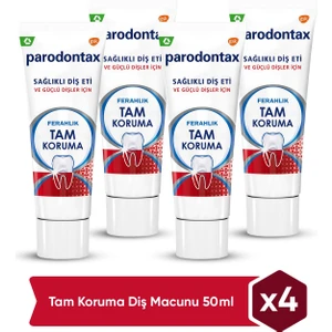 Tam Koruma Ferahlık Diş Macunu 50 ml x 4 Adet