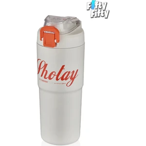 750 ml Tek Kapak Çift Kullanım Pipetli/rahat Içim Çelik Su Matarası