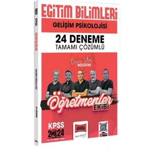 Yargı Yayınevi 2024 KPSS Eğitim Bilimleri Öğretmenler Ekibi Gelişim Psikolojisi Tamamı Çözümlü 24 Deneme