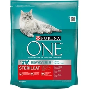 One Sığır Etli Kısırlaştırılmış Kedi Maması 800 gr
