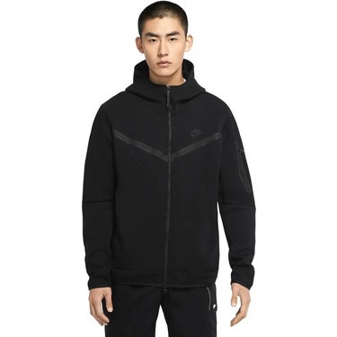 Nike M Nsw Tch Flc Hoodie Fz Wr Erkek Siyah Günlük Stil Fiyatı