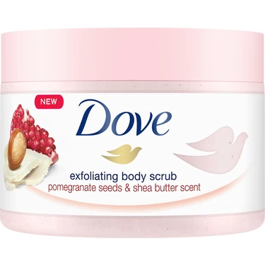 Dove Vücut Peelingi Nar Çekirdeği & Shea Yağı 225