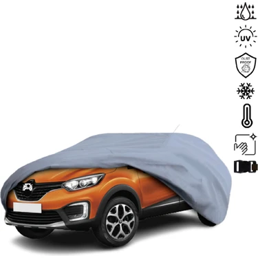 Teksin Renault Captur 2 (2019-) Araba Brandası Su Geçirmez Miflonlu 4 Mevsim Kullanıma