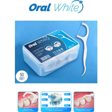 Oral White Cleaning Pro Diş Ipi