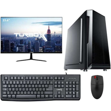 Turbox TX4509 Intel Core I5 2400 8gb Ram 1tb SSD 23.6 Fhd Monitör Freedos Masaüstü Ofis