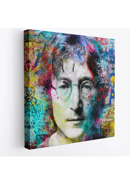 John Lennon Sokak Sanatı Kanvas Tablo Street ART-5890