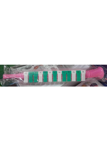13 Tuşlu Pembe Melodika