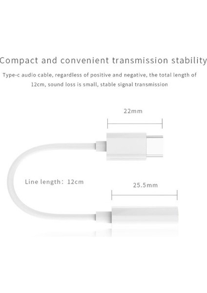 USB Type-C Male To 3.5 mm Female Stereo Audio Adapter fiyatları