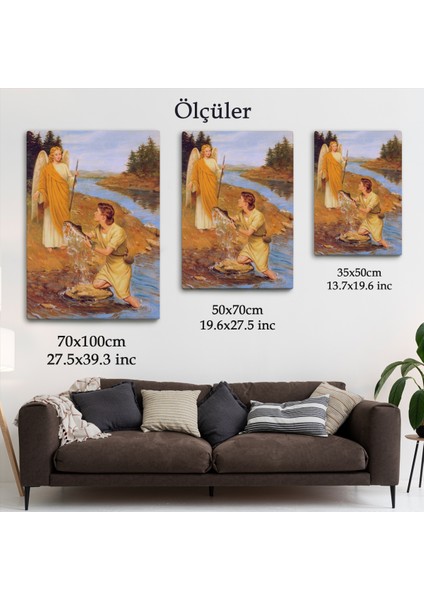 Başmelek Aziz Raphael Duvar TABLOSU-6360 indirimleri