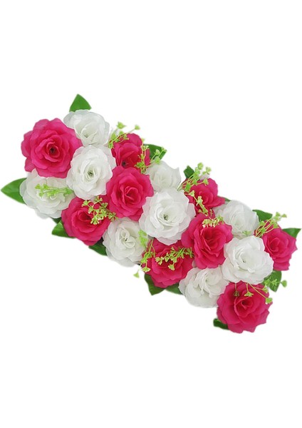 Masa Koşucusu Düğün Masası Centerpieces Gül Kırmızı ve Beyaz (Yurt Dışından) modelleri