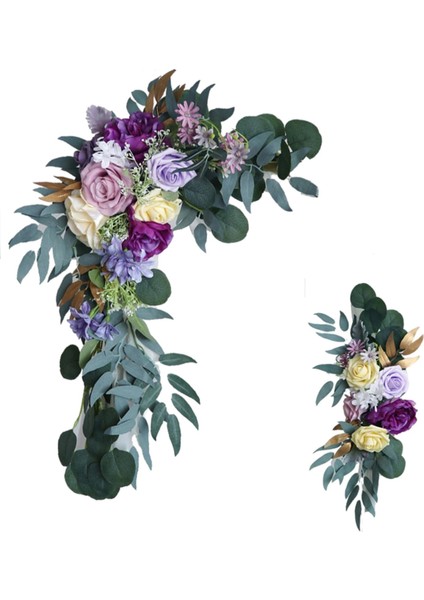 Düğün Için Ipek Çiçek Dekoru Pueple (Yurt Dışından) fiyatları