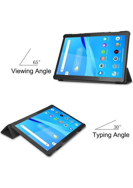 Huawei Matepad 11.5 Inç 2023 Tablet Kılıf Smart Kapaklı Stand Özellikli Pu Deri Slim Zırh Arkası Şeffaf Kapak ve Kalem Set