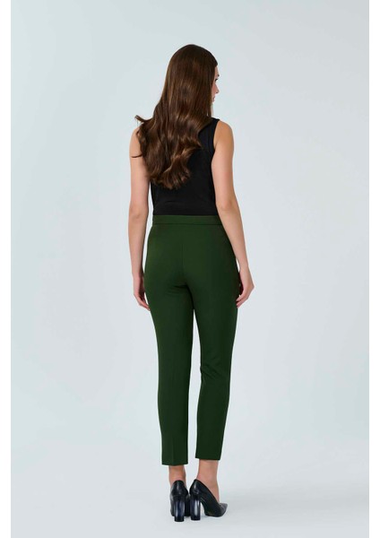 Tolga Saraçoğlu Minimalist 7/8 Boy Slim Fit Kadın Pantolon indirimleri