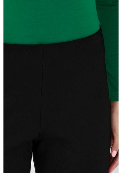 Tolga Saraçoğlu Minimalist Yüksek Bel Düz Kesim Midi Kadın Pantolon modelleri