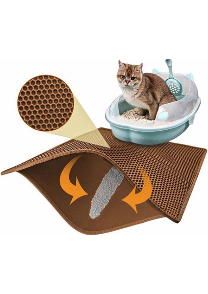 Kedi Kumu Matı 75 cm x 60 cm (Yurt Dışından)