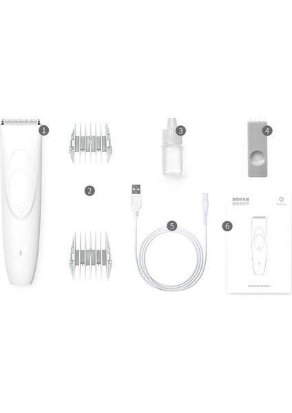 Xiaomi Mijia 2000 Mah Evcil Hayvanlar Için Tıraş Makinesi - Beyaz (Yurt Dışından) fırsatları
