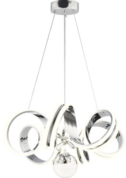 Amott Krom 3 Renkli 150 Watt Kristal Ledli Kelebek Led Top Avize Modern Oturma Odası Salon Sarkıt Avize