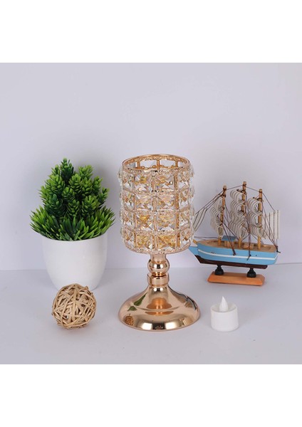 Yıldönümü Partisi Düğün Üstü Için Mumluk Ş Standı 10X18CM (Yurt Dışından)