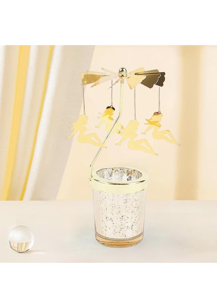 Dönen Ş Çay Işık Tutacağı Favor Hediye Mumluk Kız (Yurt Dışından) fiyatları