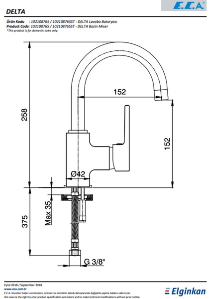 Delta Lavabo Bataryası Banyo Bataryası 102108765 fiyatları