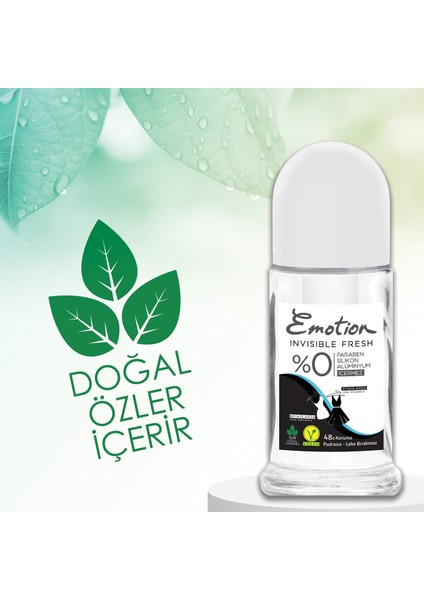 Invisible Fresh Roll On 50ml + Emotion Invisible Fresh Deodorant 150ml