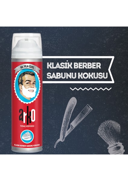 60. Yıl Tıraş Köpüğü 3x300ml fiyatları