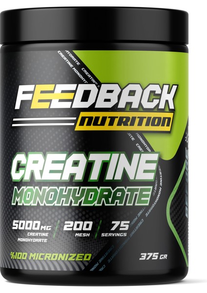 Creatine Monohydrate 375 gr 75 Servis Aromasız