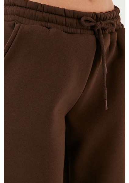 Pamuklu Regular Fit Şardonlu Jogger Eşofman Altı Bayan Eşofman Altı 5864276K