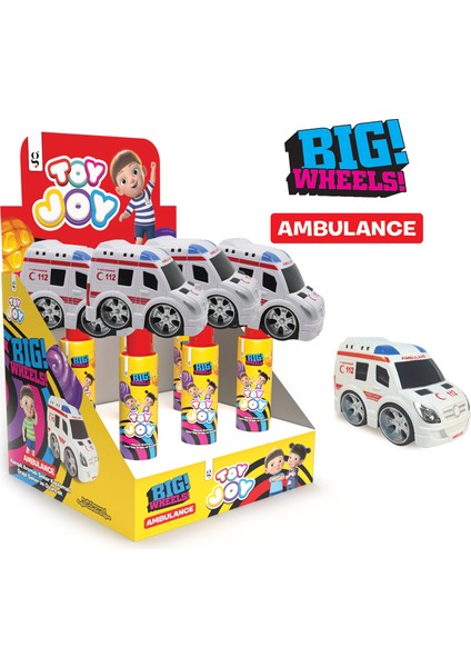 Toy Joy Big Wheels Ambulance 15 gr