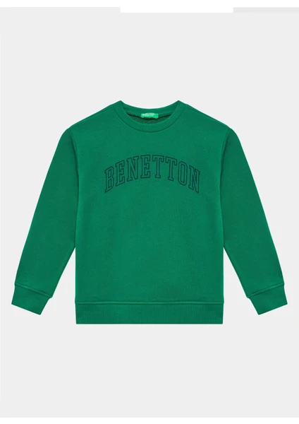 Su Yeşili Erkek Çocuk Sweatshirt 3J68C10D4