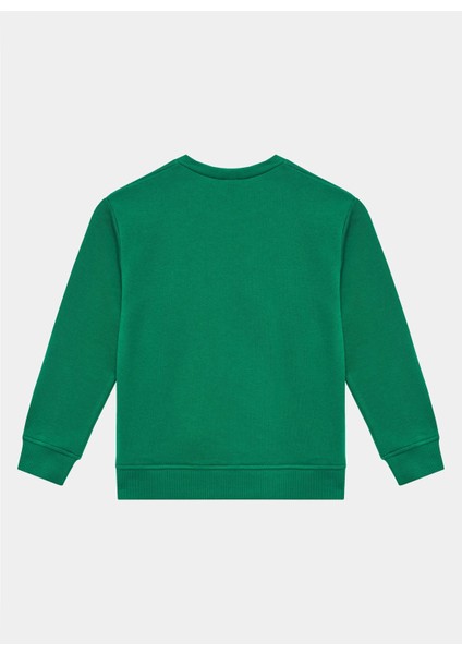 Su Yeşili Erkek Çocuk Sweatshirt 3J68C10D4