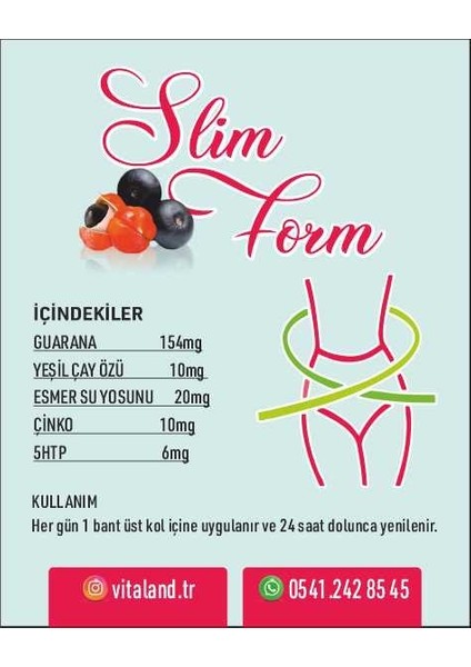 Slım Form (Zayıflama Bandı) (30'lu)
