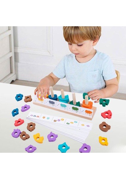 Ahşap Beş Set Sıralayıcısı Eğ Şşleş Sıralama Kutusu Öğrenme Aktiviteleri Çocuklar (Yurt Dışından)