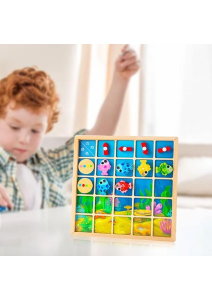 Duyusal Montessori Ü Şsel Balıkçılık Eşleş Eğitici Tanıma Ebeveyn-Çocuk Hediyeleri (Yurt Dışından) modelleri