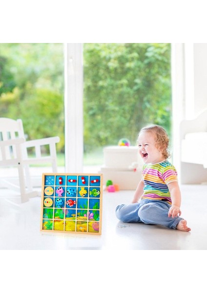 Duyusal Montessori Ü Şsel Balıkçılık Eşleş Eğitici Tanıma Ebeveyn-Çocuk Hediyeleri (Yurt Dışından) fırsatları