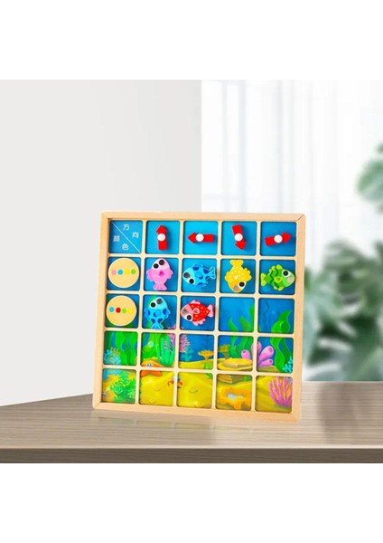 Duyusal Montessori Ü Şsel Balıkçılık Eşleş Eğitici Tanıma Ebeveyn-Çocuk Hediyeleri (Yurt Dışından) indirimleri