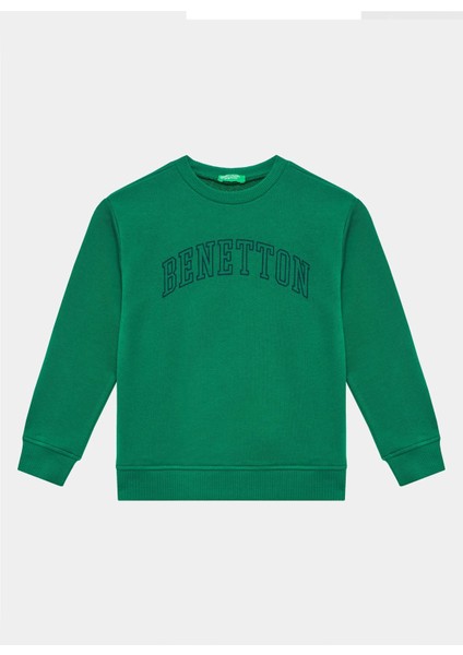 Su Yeşili Erkek Çocuk Sweatshirt 3J68C10D4