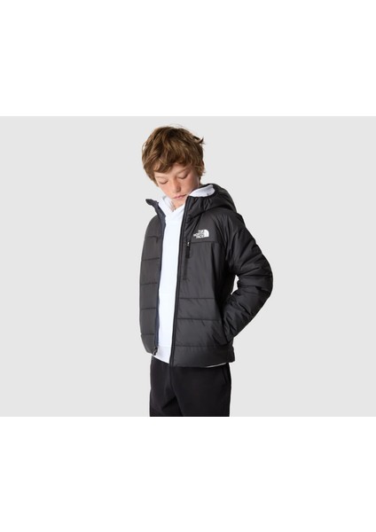 B Reversible Perrito Jacket Çocuk Outdoor Montu (Çift Taraflı) NF0A82DAJK31 Siyah indirimleri