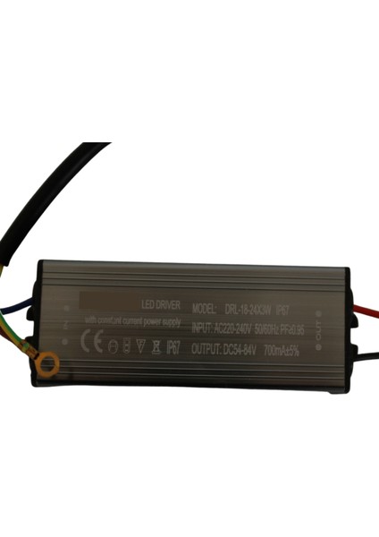 18-24X3W LED Driver 700MA 54-84V Power LED Sürücü IP67 Power LED Driver
