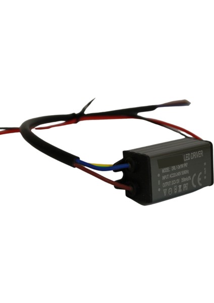 1-3X1W LED Driver 350MA 3-12V Power LED Sürücü IP67 Power LED Driver
