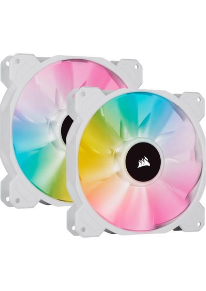 Corsaır 140MM SP140 Elıte CO-9050139-WW Rgb Kasa Fanı Beyaz 2-Li Paket