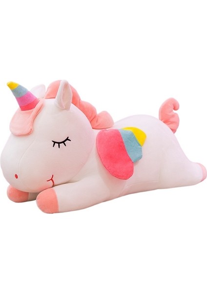 65 cm Melek Gökkuşağı Unicorn Bebek Peluş Oyuncak Bez Bebek Bebek Uyku Yastığı (Yurt Dışından)