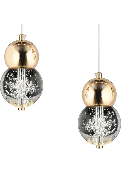 Sasha 5'li Sıralı 3 Renkli 57 Watt Gold Kristal Ledli Modern Oturma Odası Salon Sarkıt Avize fırsatları