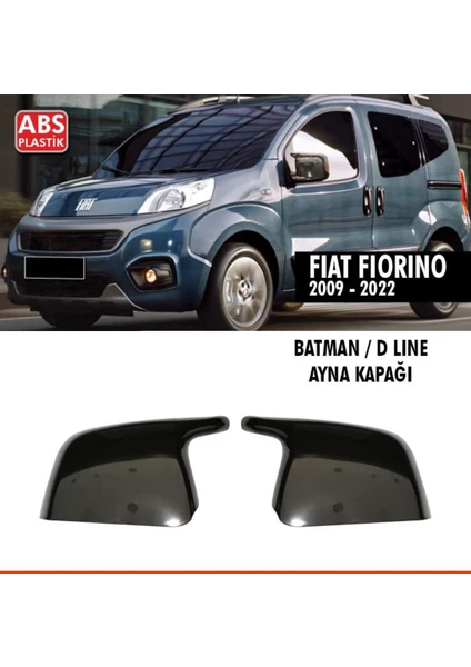 Nam Tuning Fiat Fiorino Yarasa Batman Ayna Kapağı Plastik Parlak Siyah 2009-2022